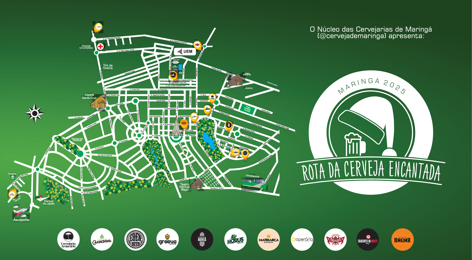 Rota da Cerveja Encantada - Maringá